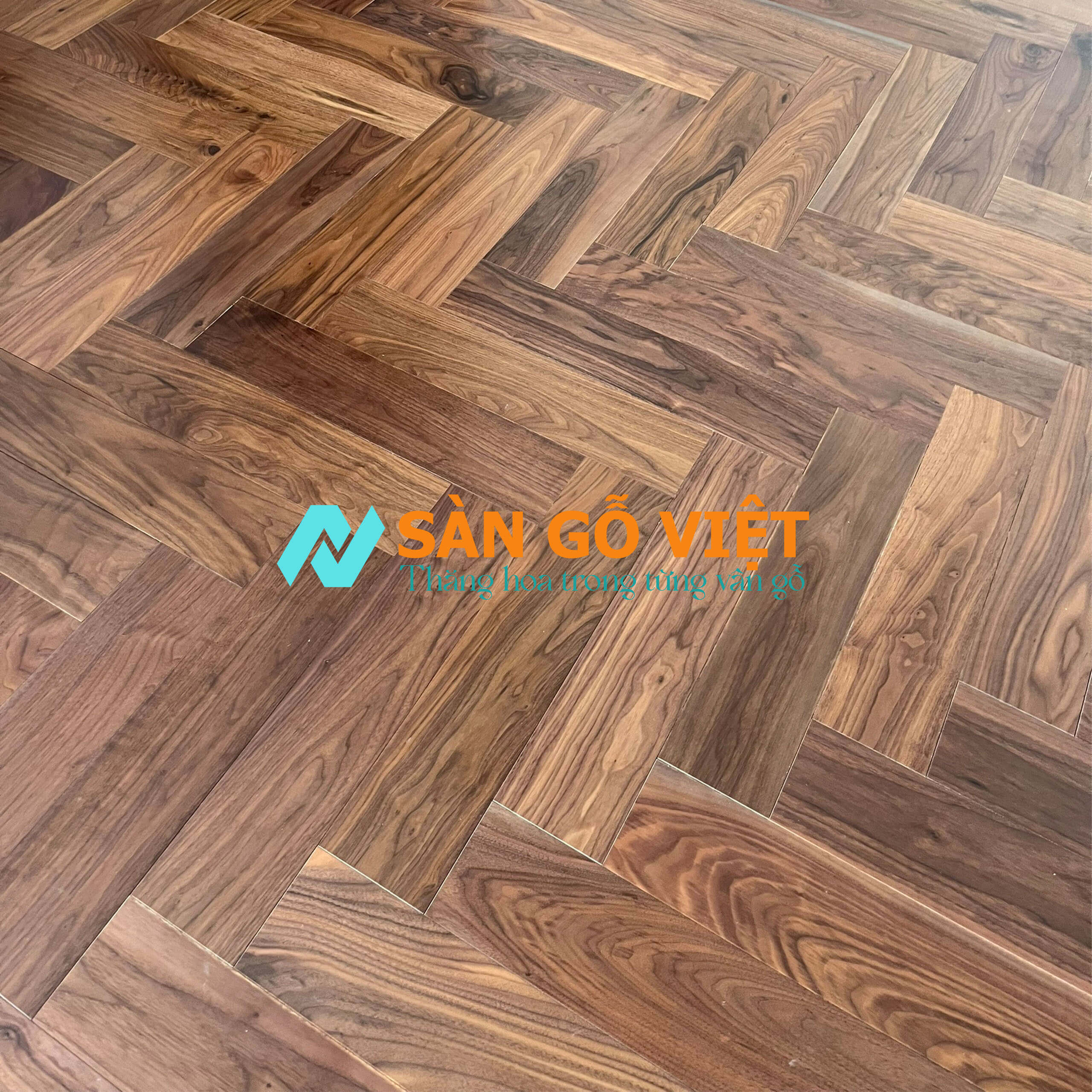 Sàn gỗ teak xương cá
